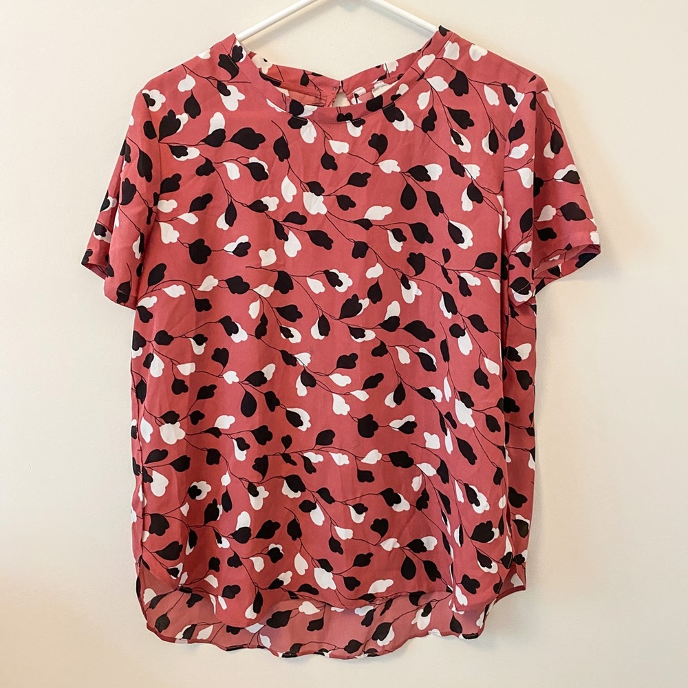 💖 LOFT (M) | Chiffon Mauve Blouse, Perfect Fall Layering Top!